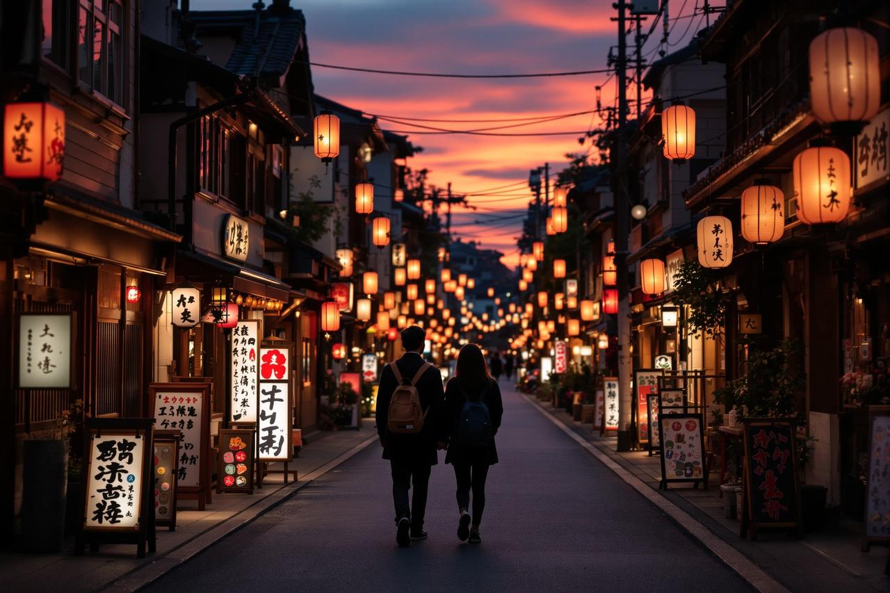某男星被拍到与神秘女子同游日本